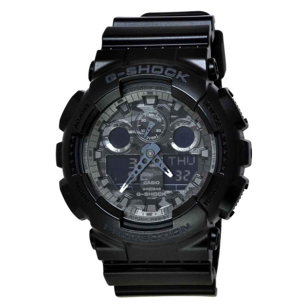 G-Shock GA-100CF-1ADR Camouflage Dial World Time M